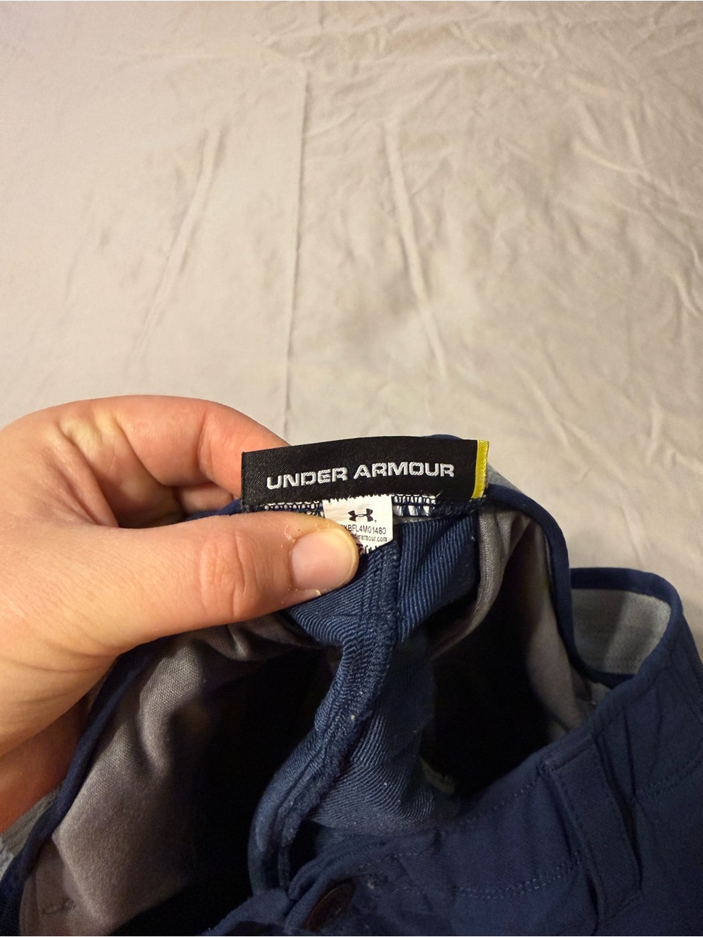 Under Armour Men's Navy Stretch Chino Pants - Picture 6 of 6